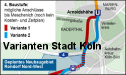 Varianten Stadt Köln